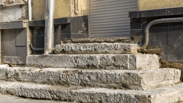 How To Remove Old Concrete Steps In National City?